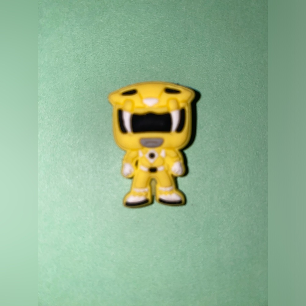 (10 for $15) Yellow Power Rangers Croc Charms